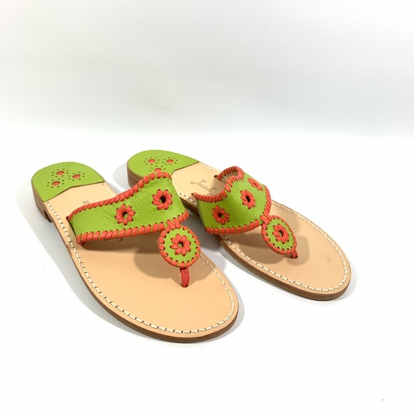 Jack Rogers Shoes - 🔴Jack Rogers pink/lime green sandals
